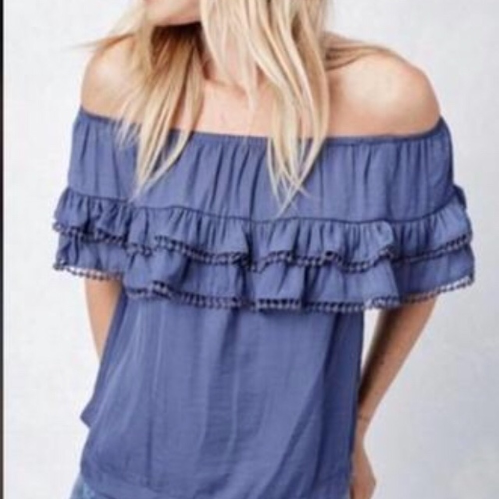 NWT Lovestitch off the shoulder Anastasia blouse - Picture 2 of 4